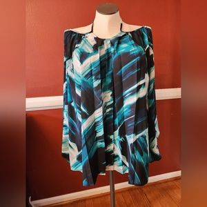 Blue size 14 Alfani blouse
